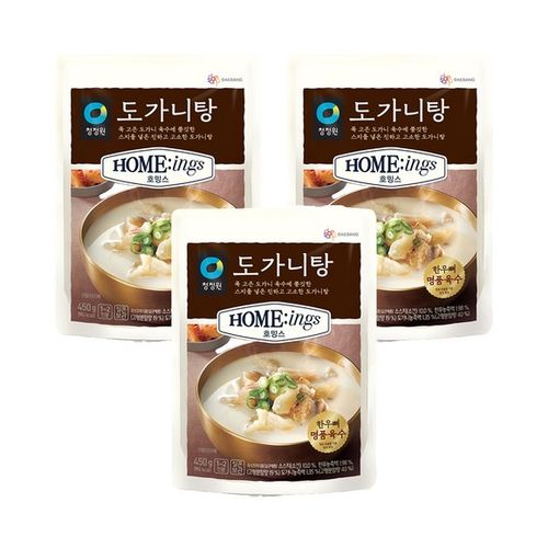 ★청정원★ 호밍스 도가니탕( 450g, 3개 )