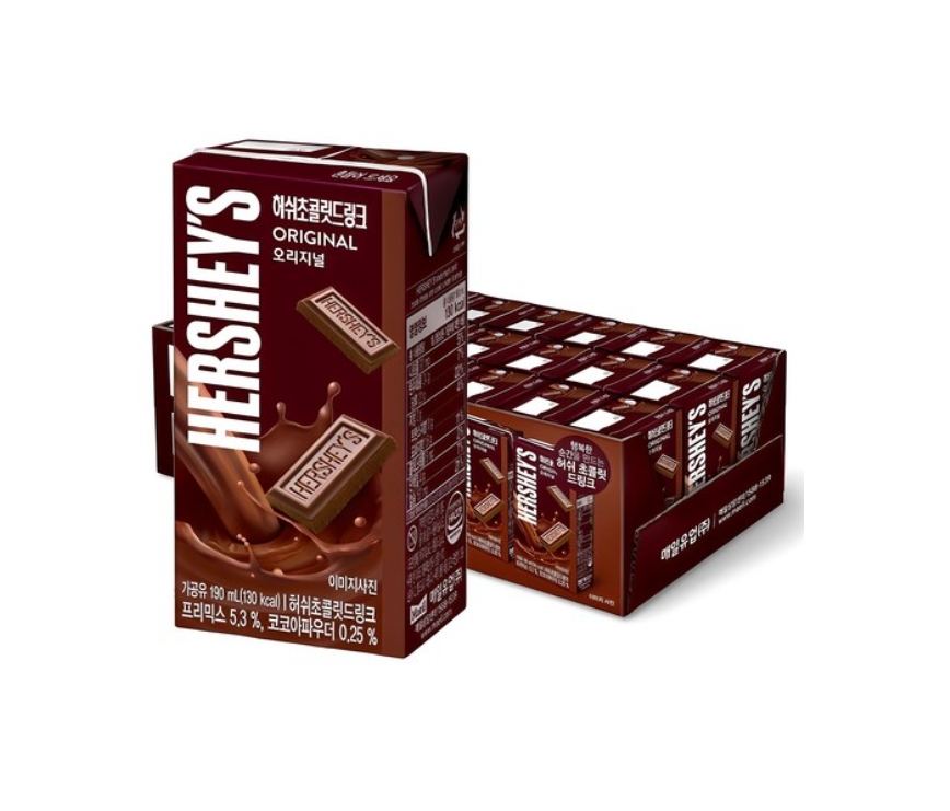 ★허쉬★초콜릿드링크 오리지널 190ml 24개