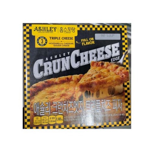 ★에슐리★ 크런치즈엣지 트리플 치즈 피자 3판 세트 395g 3개