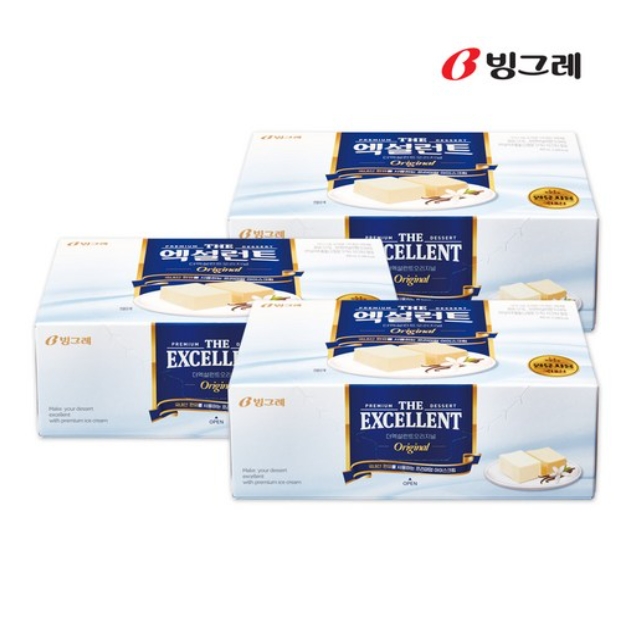 ★빙그레★ 더엑설런트 오리지널 800ml 800ml 1개