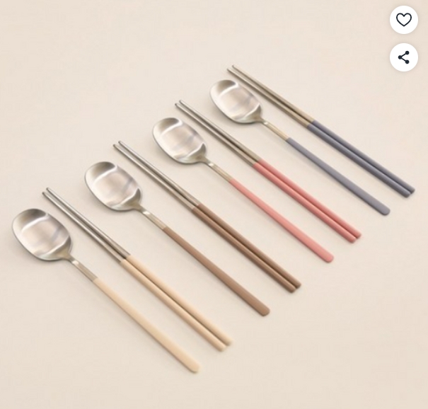 ★달팽이리빙★ 퀴진드마망 순수 4인 커트러리