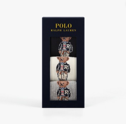 ★폴로랄프로렌★ 여성용 프레피스포츠베어 3켤레 선물세트