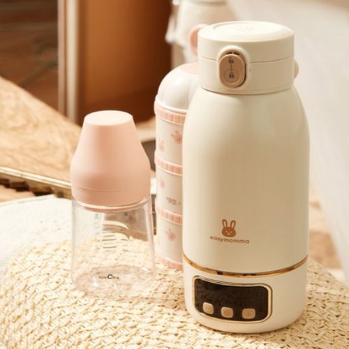 ★이지맘마★ 휴대용 분유포트 무선 아기 여행용 분유 보온병 히팅기
