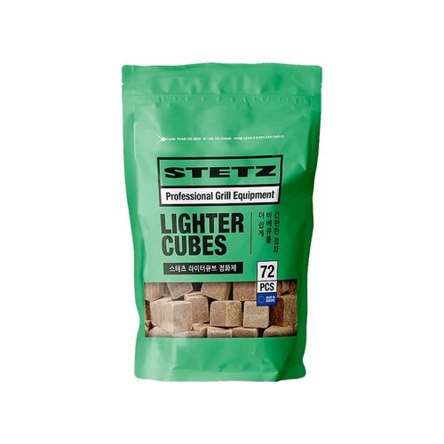 ★스테츠★ 바베큐 캠핑용 라이터큐브 점화제 72p