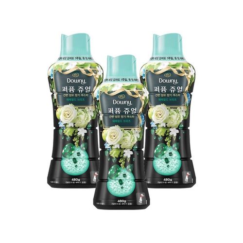 ★다우니★ 퍼퓸 쥬얼 에메랄드 브리즈 향기부스터( 480g × 3개 )