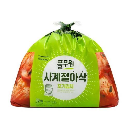 ★풀무원★ 사계절 아삭 포기김치 10kg, 1개