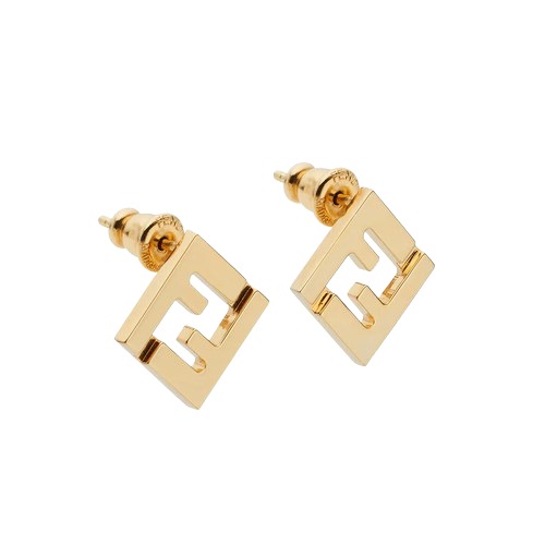 ★FENDI★ 포에버 펜디 이어링골드 컬러 메탈 이어링
