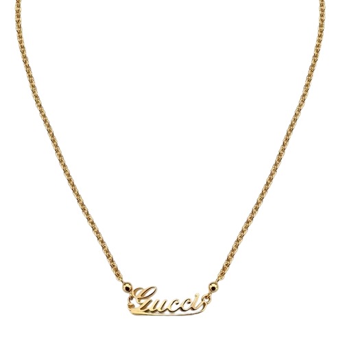 ★GUCCI★ 구찌 스크립트 체인 목걸이